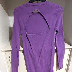 ZARA open back body con knee length, never worn dress